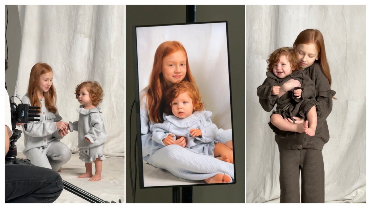 Имиджевая съёмка для бренда детской одежды 