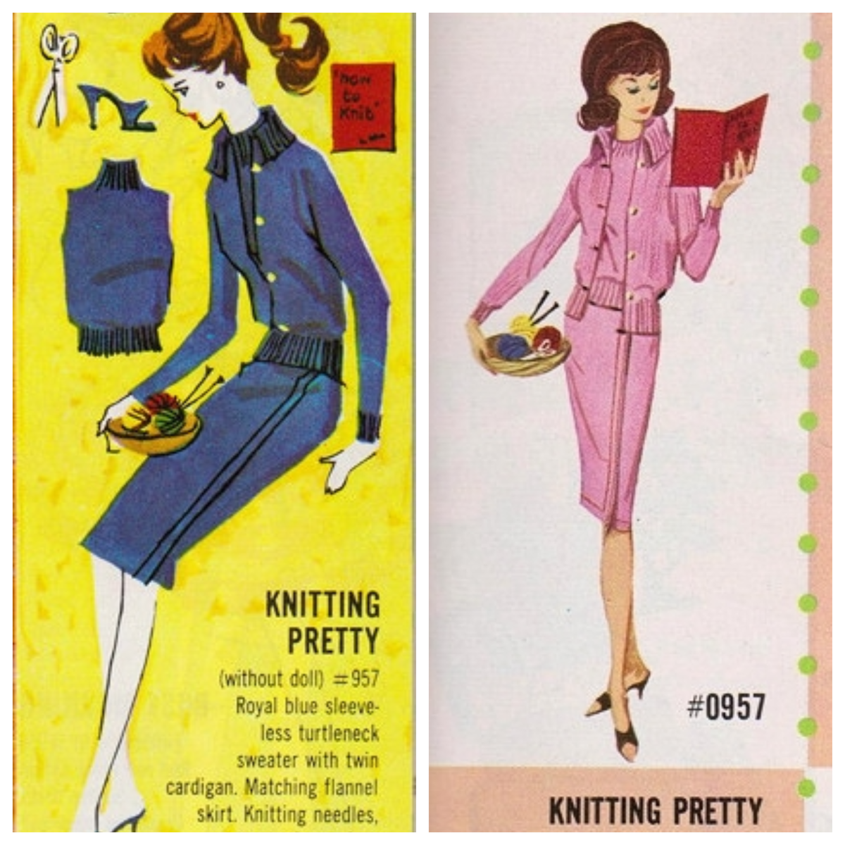 Барби вяжет