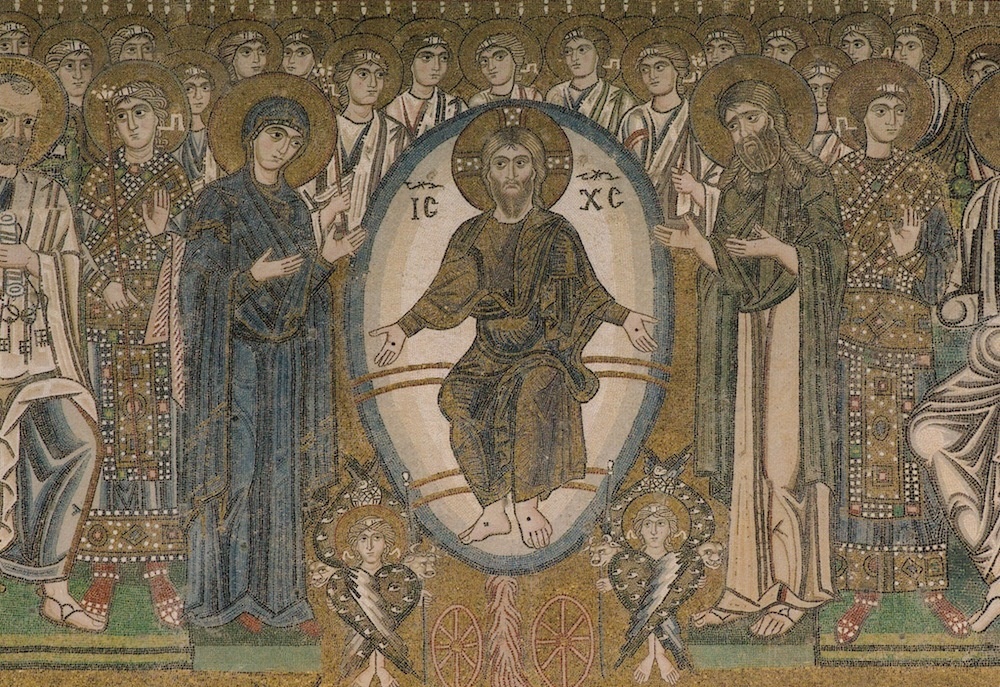 Византийская мозаика со сценой Страшного суда