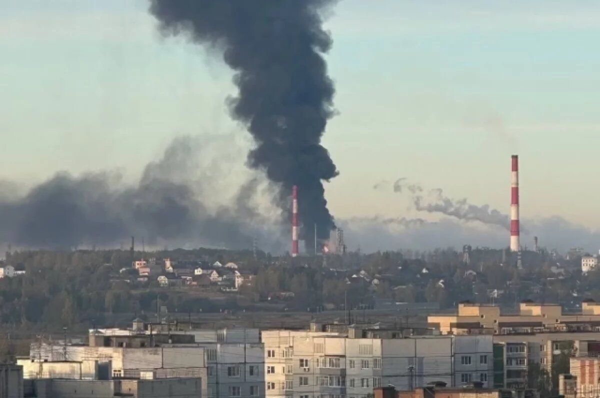    Пожар на НПЗ в Ярославле произошел из-за возгорания оборудования