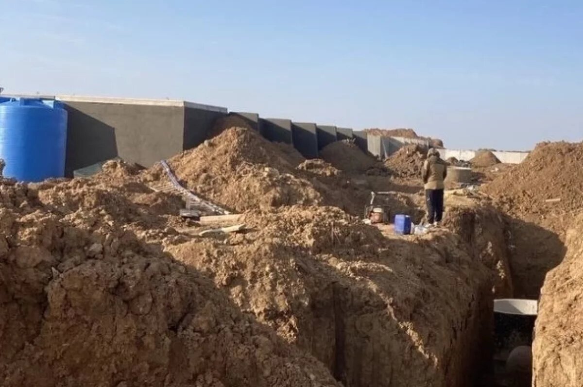    В Крыму стройку Красноперекопской водоочистной станции завершили на 75%