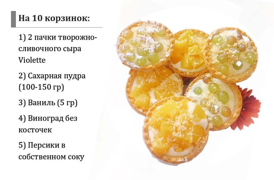 Какие продукты нужны для корзиночек