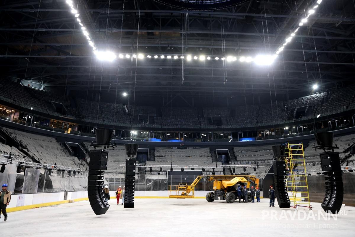    Вскоре на Арене зальют лед