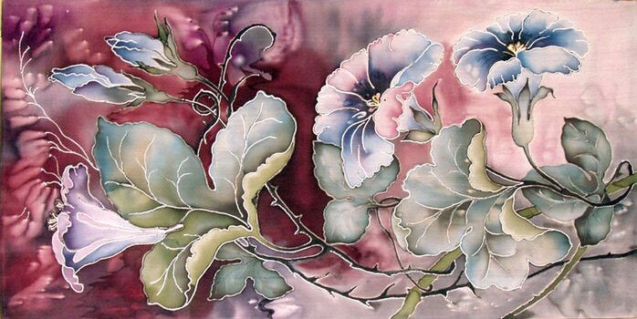 Красота в технике батик