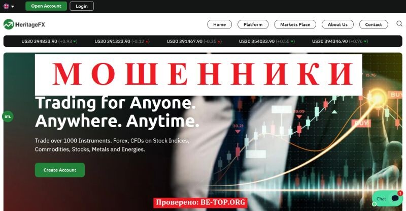 Брокер HeritageFX отзывы – полный разбор и разоблачение мошенников