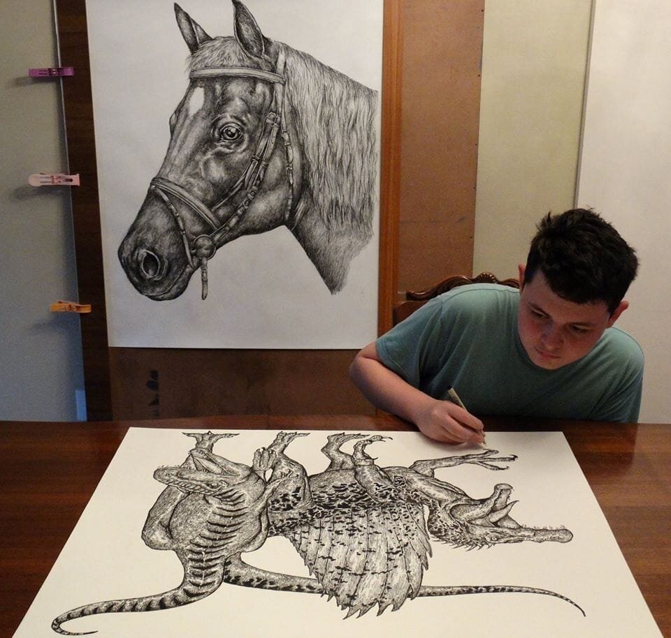 Душан за любимым делом