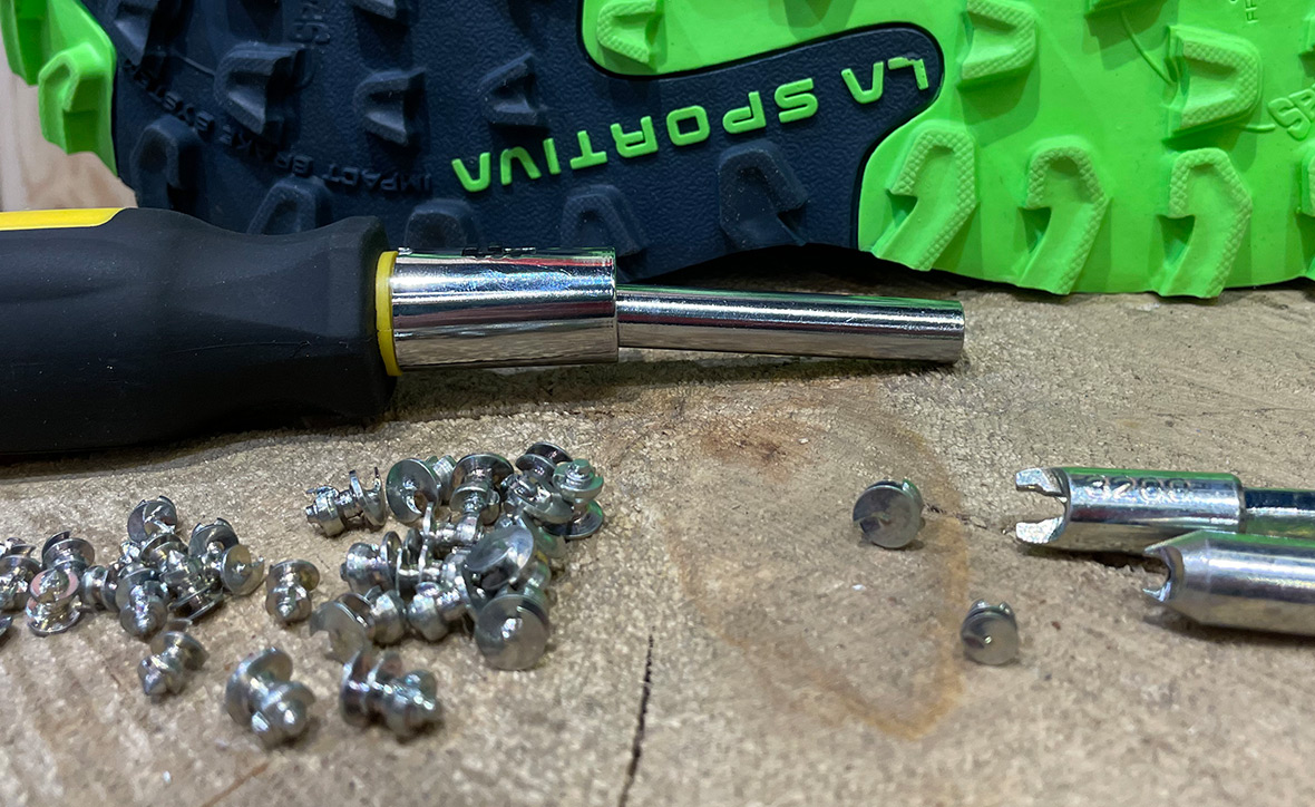 Самостоятельная ошиповка кроссовок La Sportiva Mutant шипами Bestgrip © Мария Веремьёва
