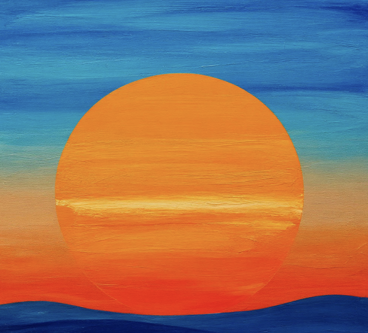 Восход солнца из моря