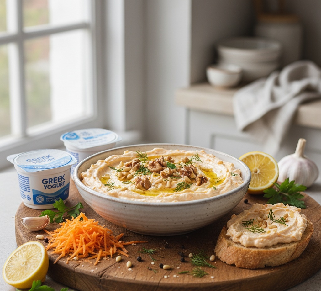 Соус из моркови и йогурта