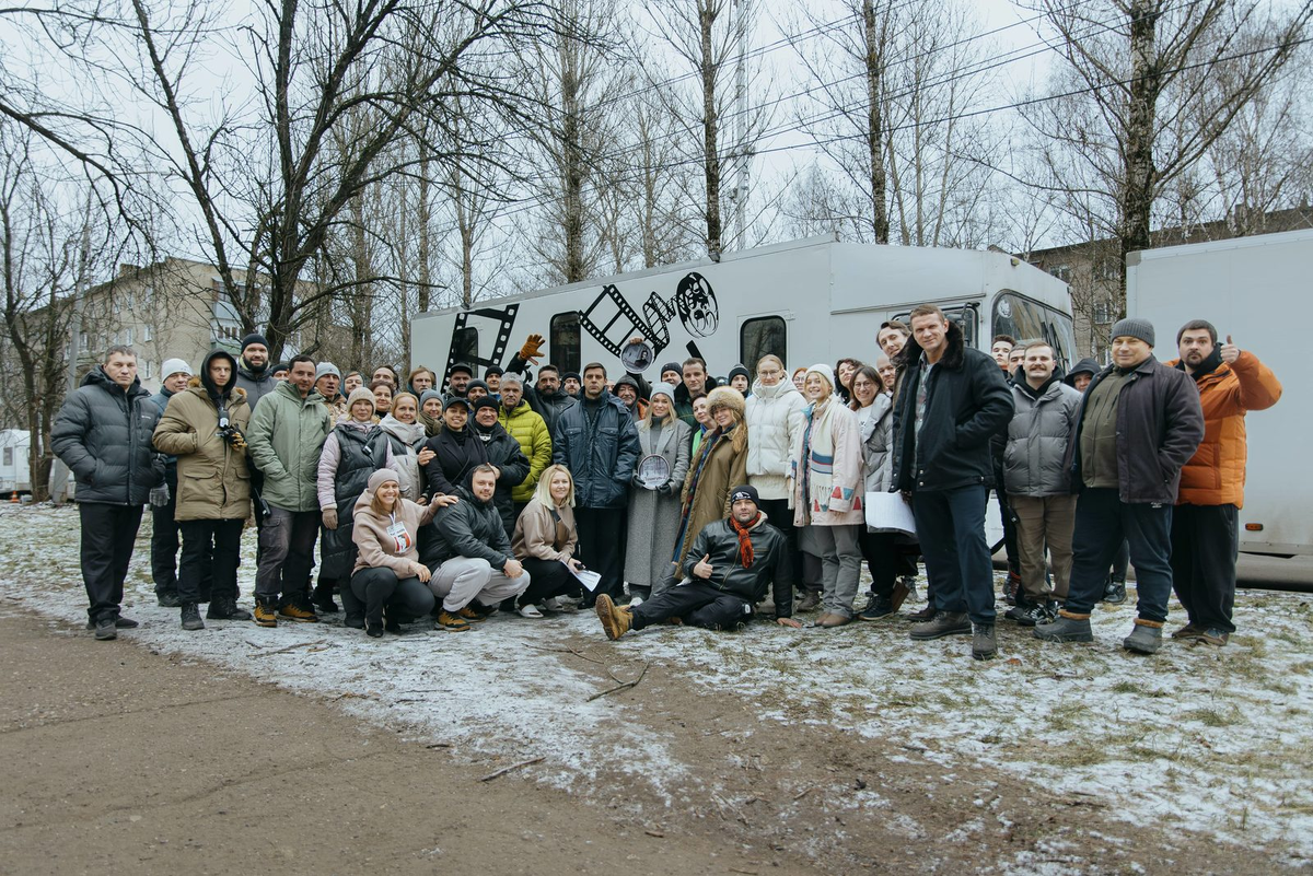 Кадр со съемочной площадки сериала "Душегубы-2" (2025)