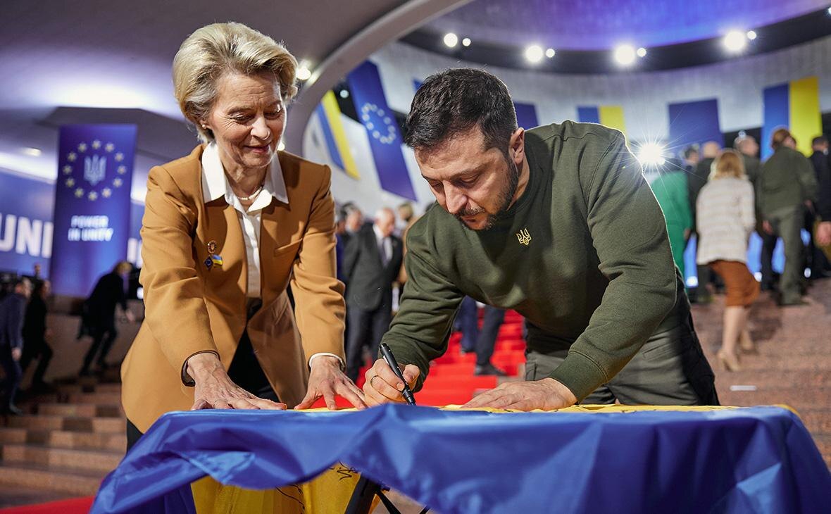    Планы Еврокомиссии передать Украине € 2 млрд от активов России в Кремле назвали обычным воровством