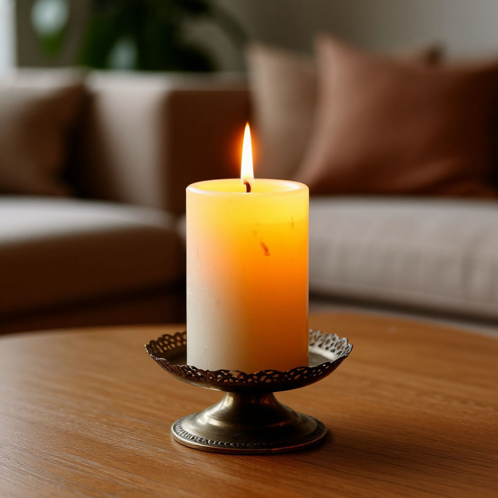 Свеча в подсвечнике