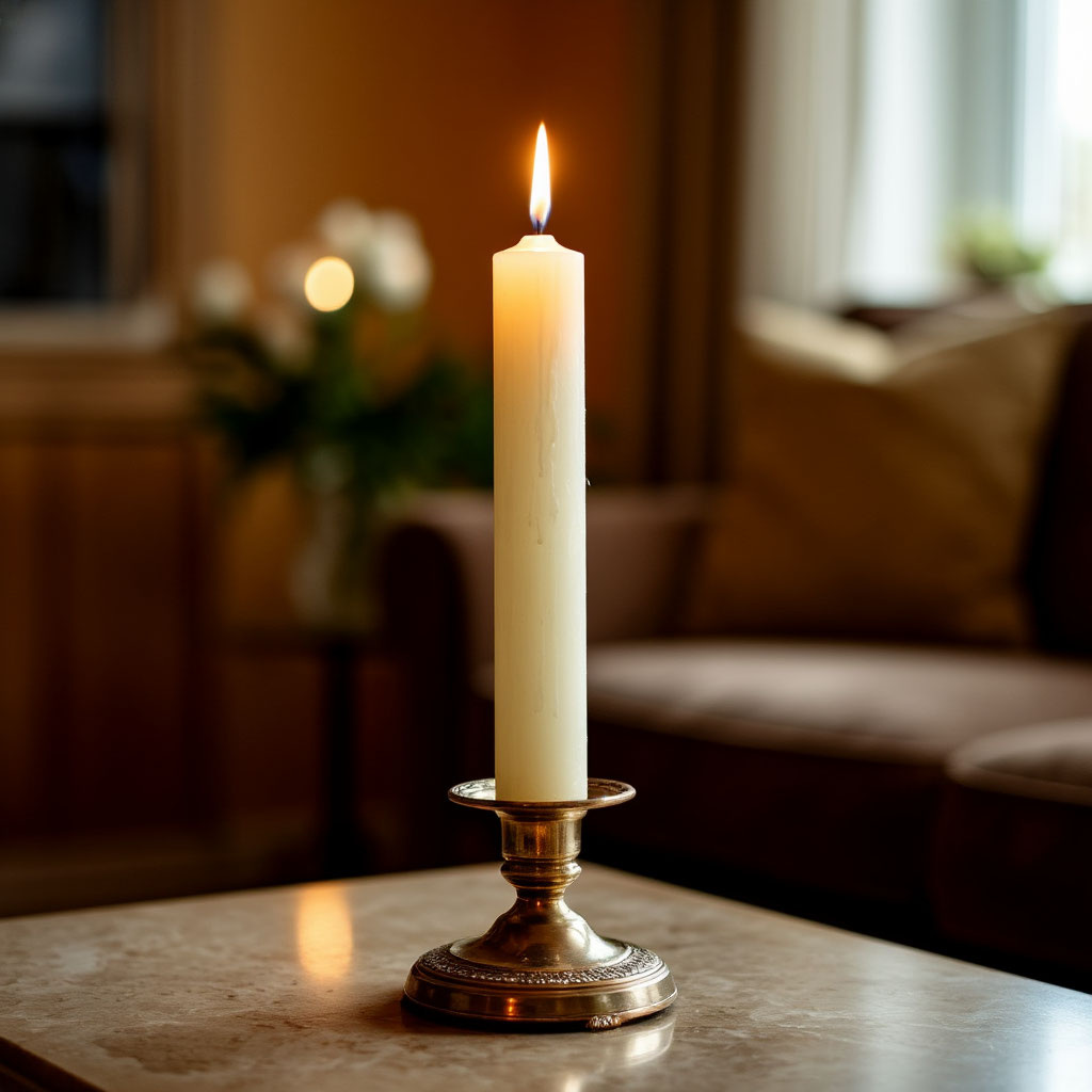 Свеча в подсвечнике