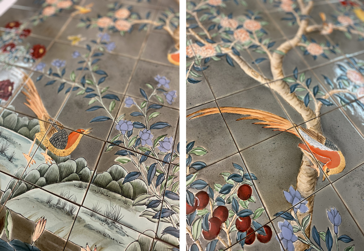 керамическое панно