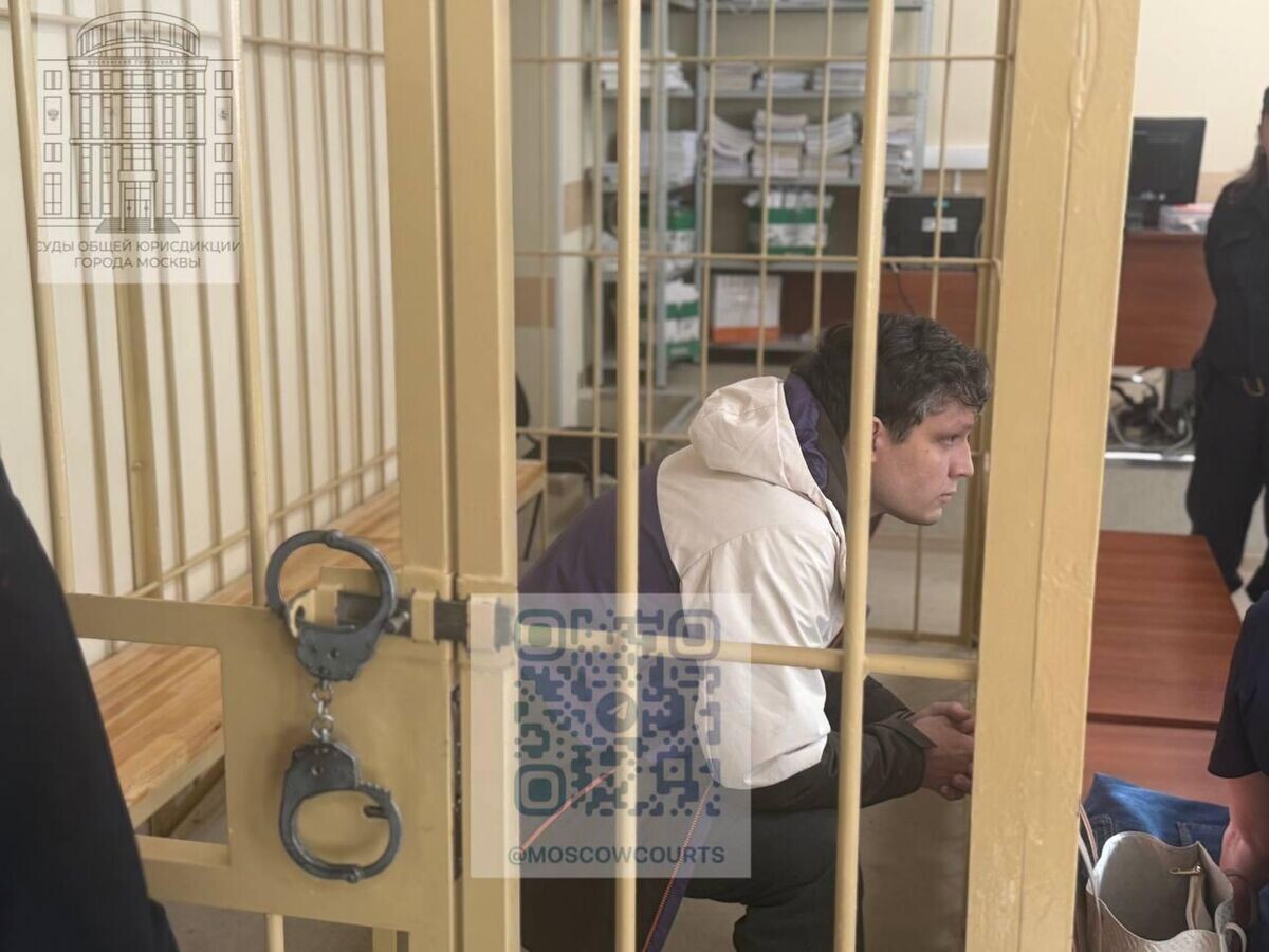    Константин Топоров, обвиняемый в убийстве в столичном банке, в Чертановском районном суде города Москвы© Фото : пресс-служба судов общей юрисдикции города Москвы