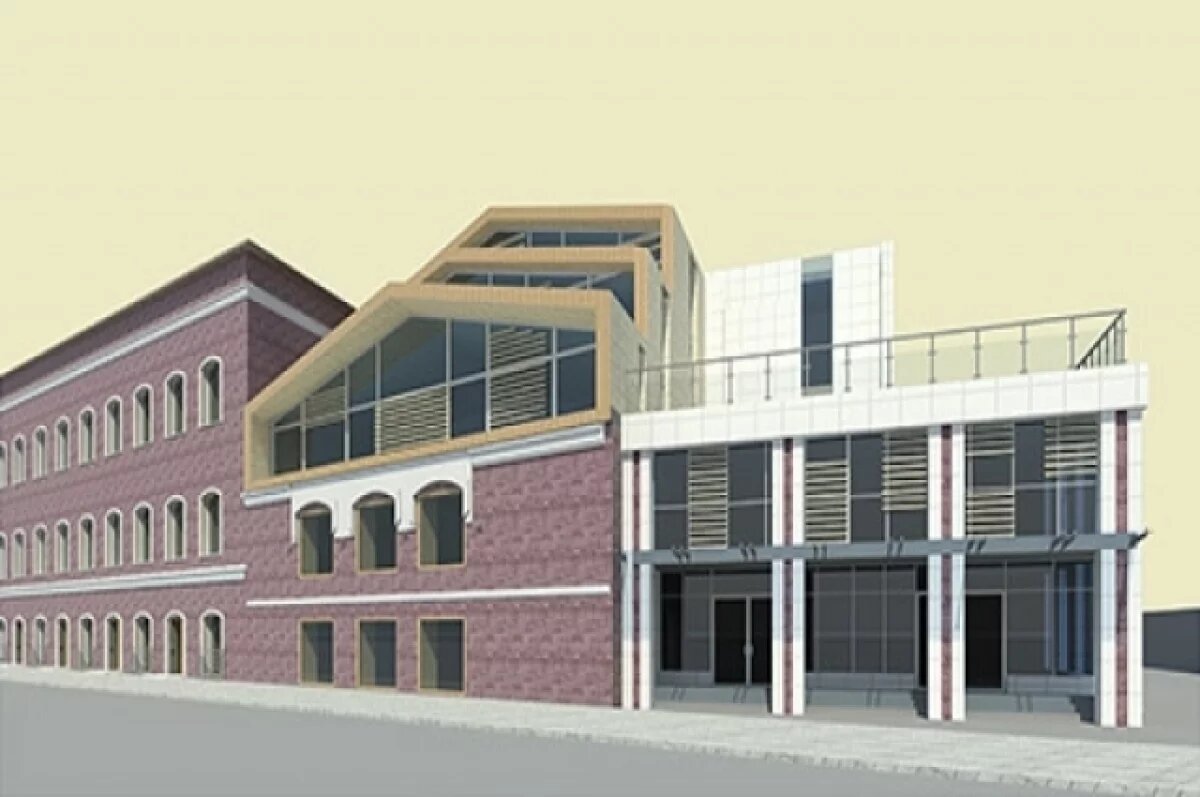    Техника начала сносить часть фабрики Алафузова в Казани