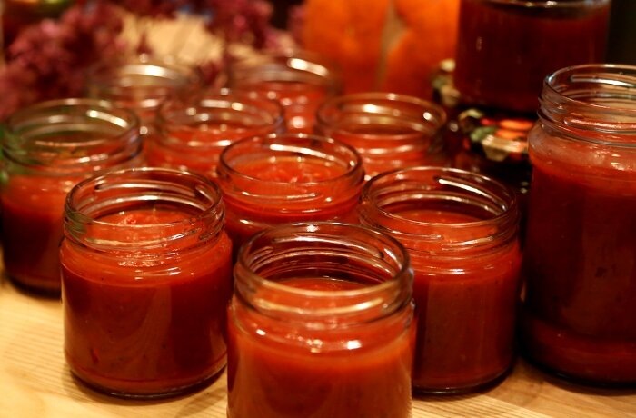 Остренький кетчуп с перцем на зиму: спасаю недозревший перец. Новый метод - вкусный, хоть литрами “закатывай” - как покупной и еще лучше