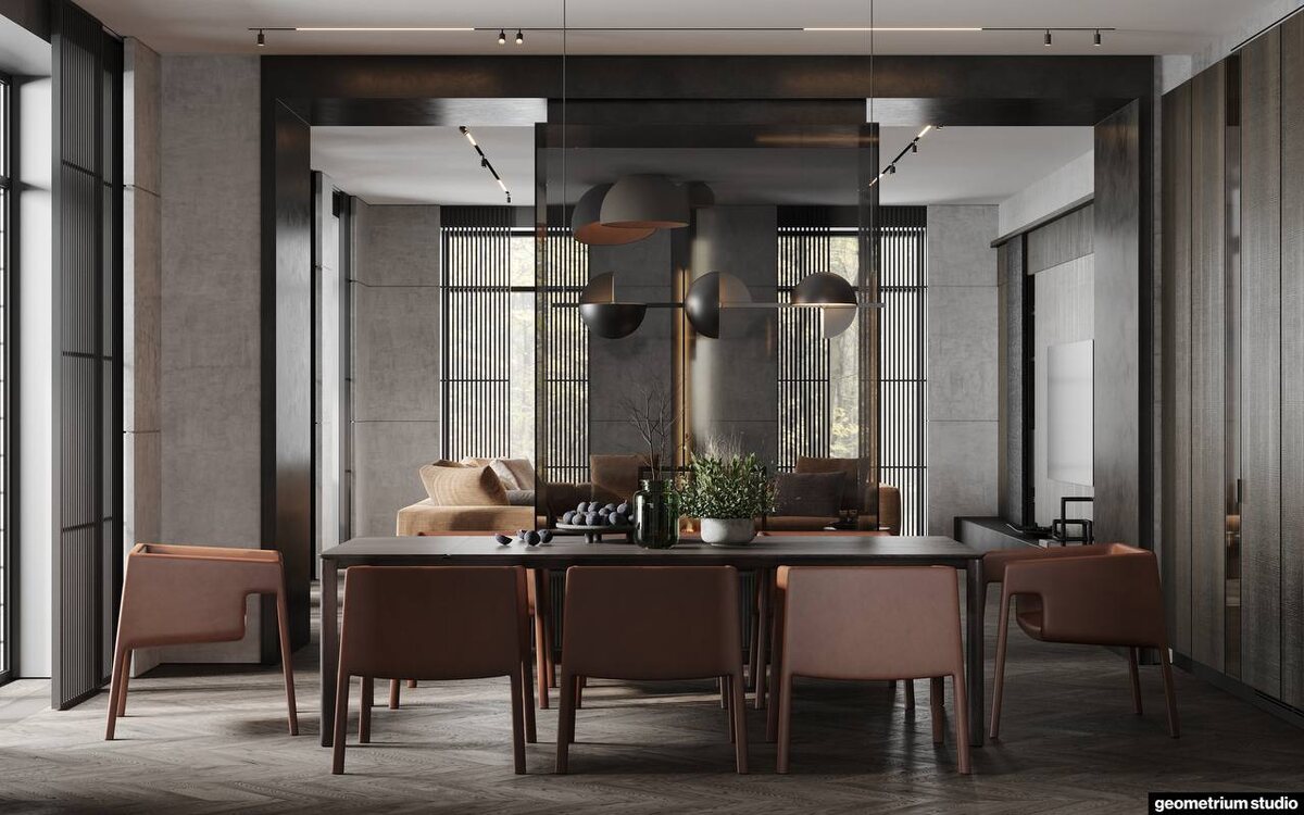 Дизайн-проект дома в загородном посёлке Истра