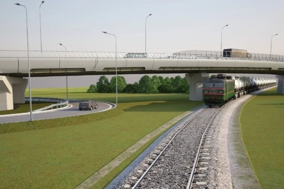    На юге Петербурга начали строить крупную дорожную развязку