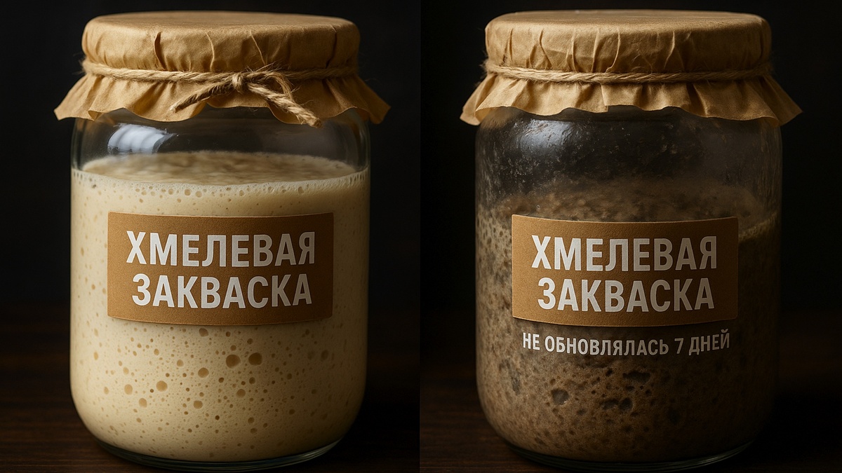 6 ДНЕЙ НЕ ОБНОВЛЯЛ ЗАКВАСКУ ЧТО С НЕЙ СТАЛО.