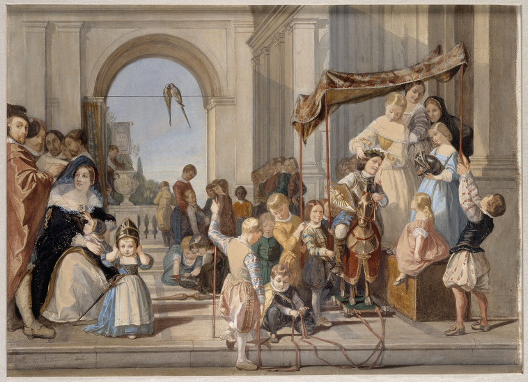 Мари-Элизабет Буланже-Блаво "Луи XIII победитель турнира в Лувре" / commons.wikimedia.org