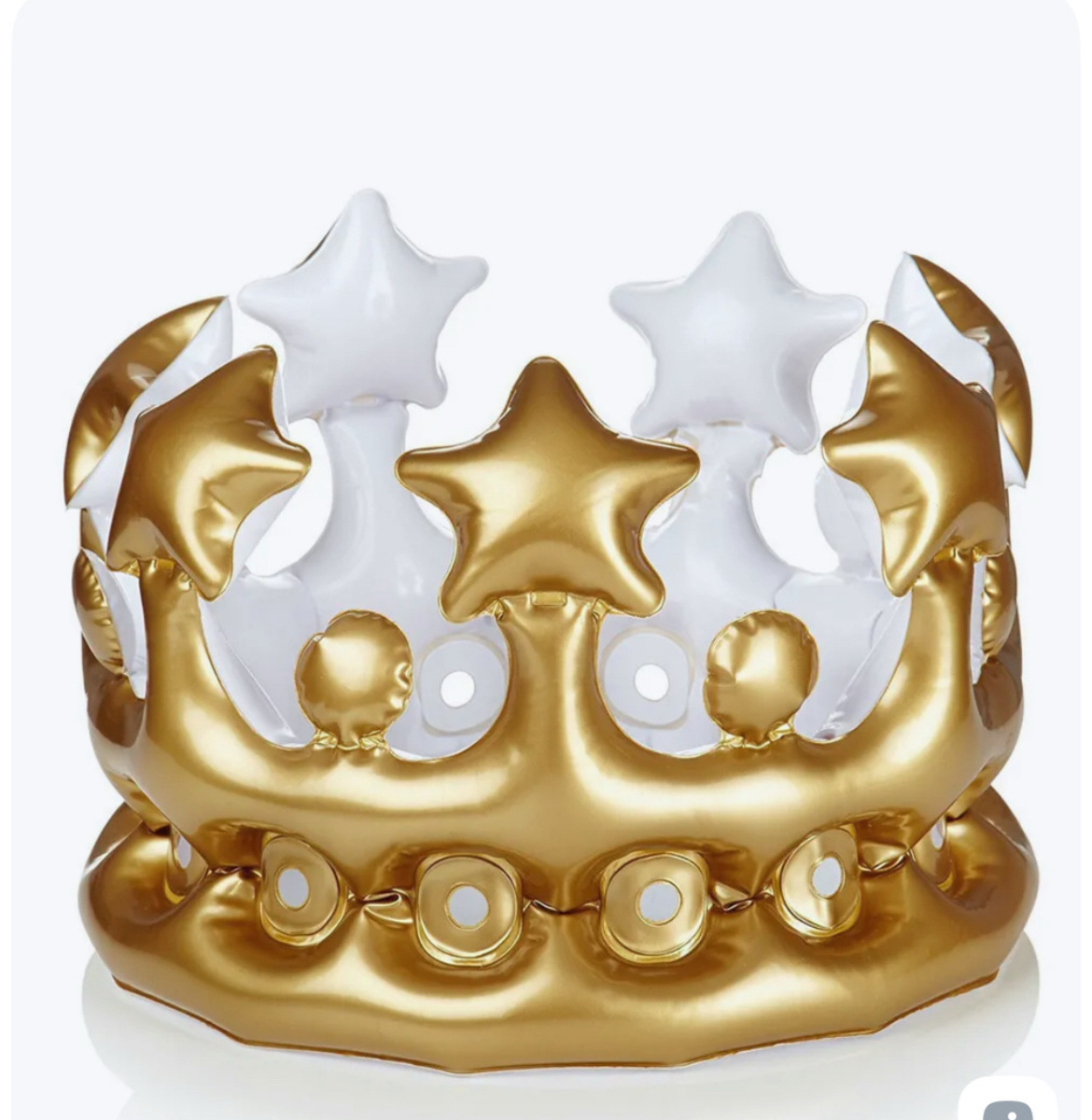 Надувная корона, стоит недорого и вполне доступна. 