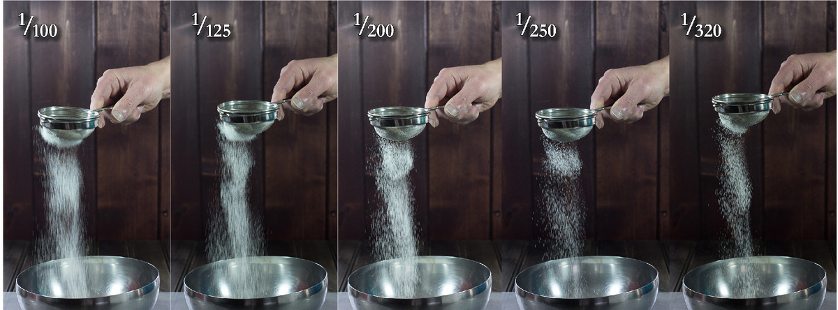 Различие в кадрах от изменения выдержки