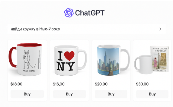 Выбор товара