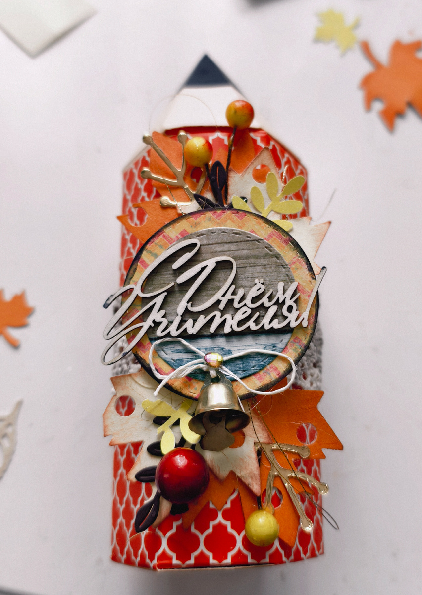 Работа в технике скрапбукинг