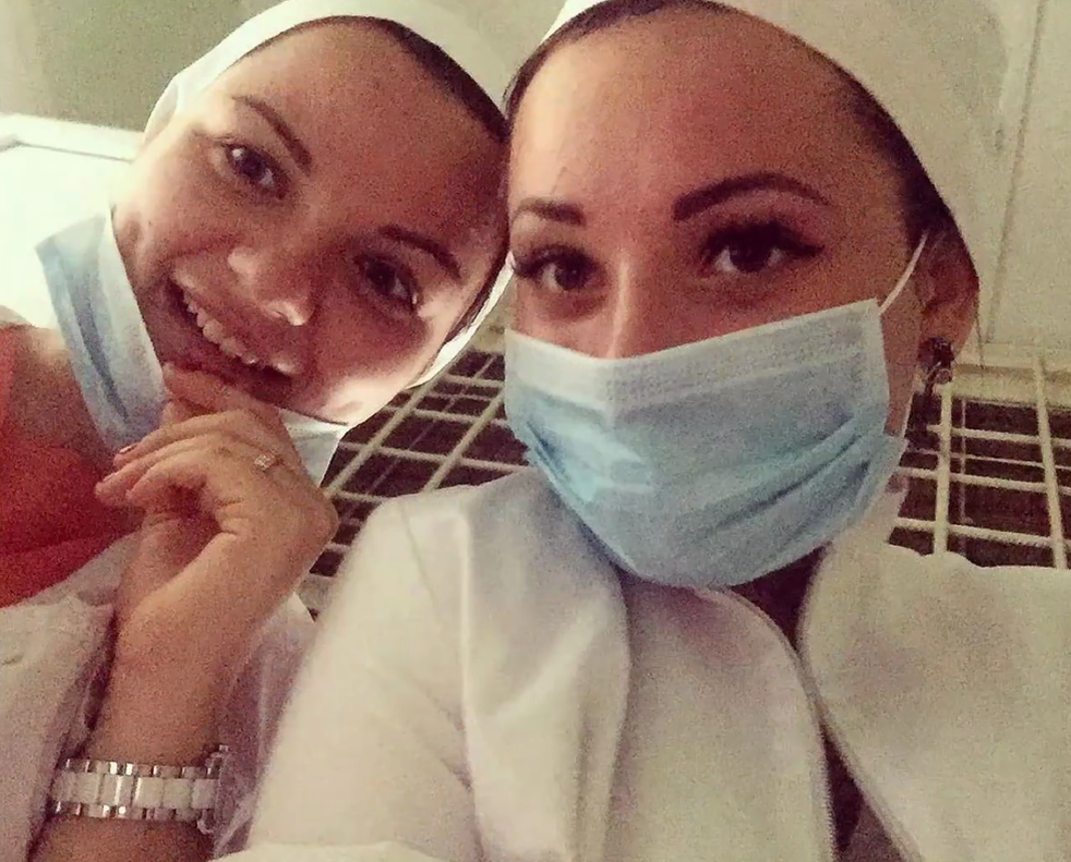 Фотография Екатерины с подругой