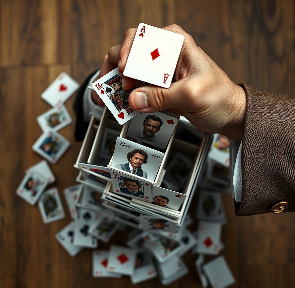 Карточный домик Нарцисса. Изображение по заказу GCM