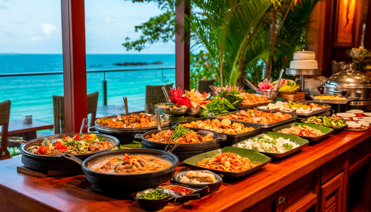    Чем кормят в "люксовом" отеле Таиланда - такого "шведского стола" вы еще не встречали