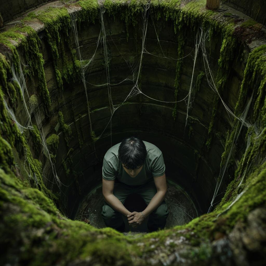 А так по мнению того же ИИ выглядит, когда думаешь, что дно, но тут снизу стучат