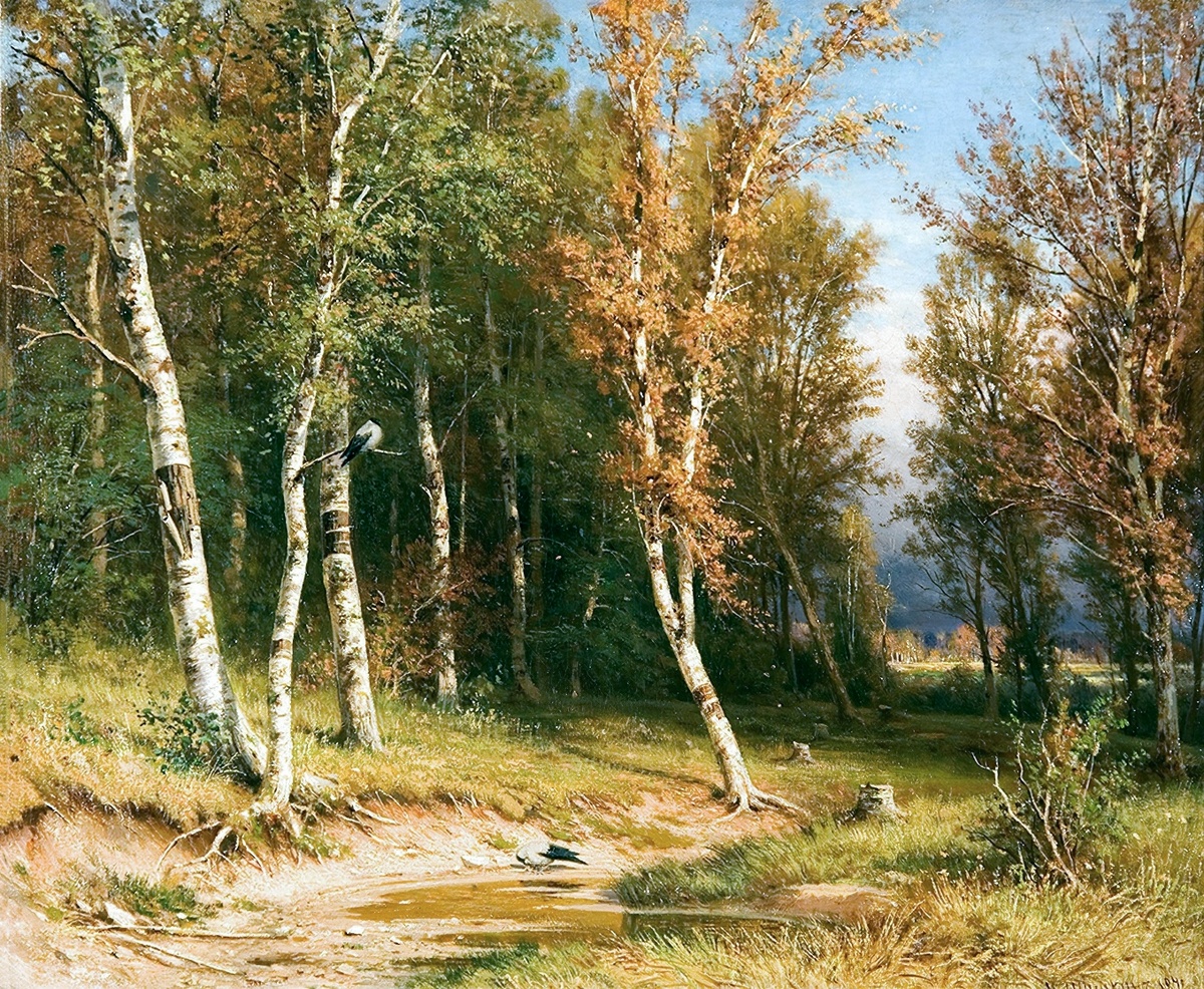 «Лес перед грозой», 1872 год. Холст, масло. 48 x 58 см