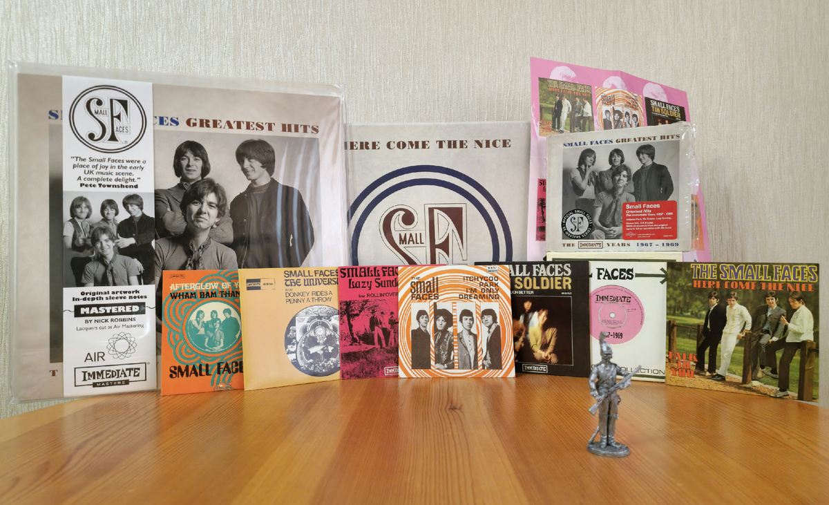 Синглы лейбла «Immediate Records» и варианты издания альбома «Greatest Hits: The Immediate Years 1967 – 1969» 2014 года группы The Small Faces.