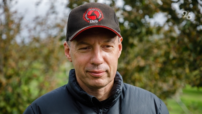    Генеральный директор ООО ОСК питомника фундука Михаил Шипулин Фото: Дмитрий Ахмадуллин / / ИА «Победа26»