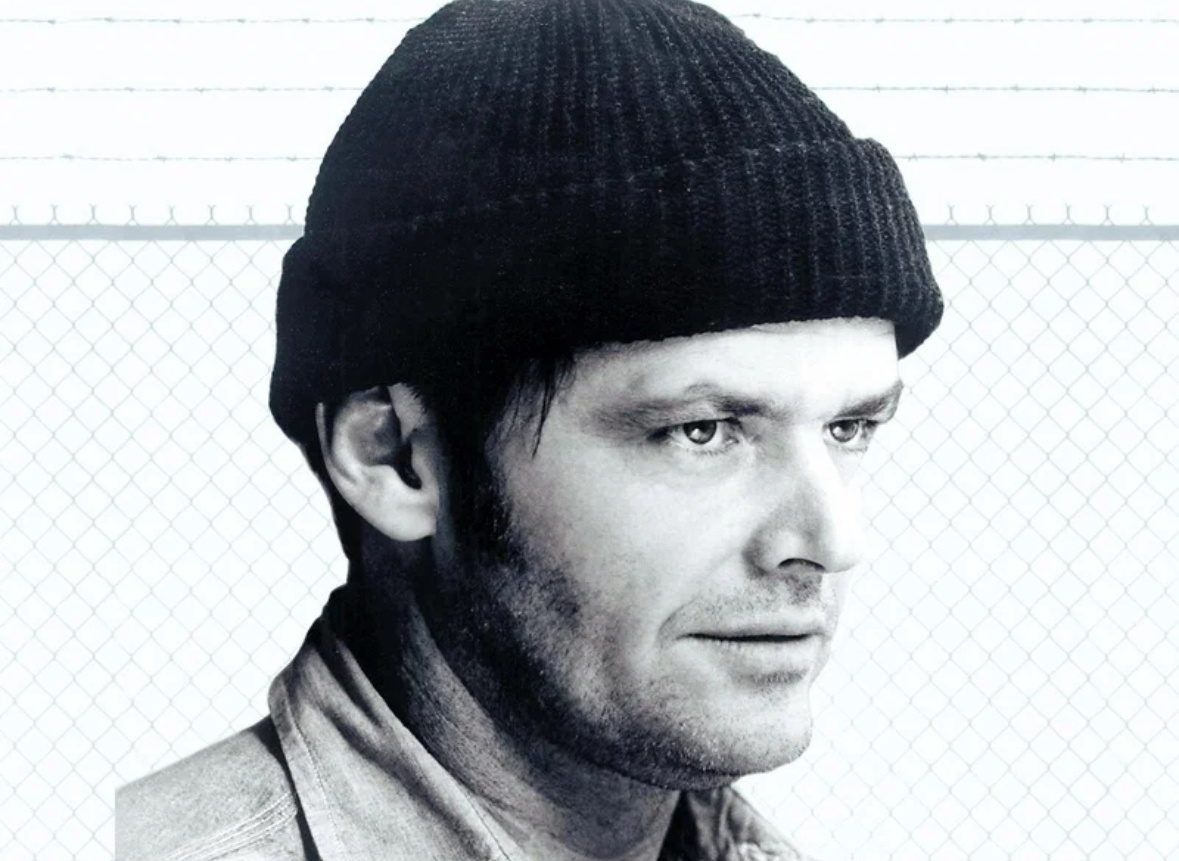 Джек Николсон из к/ф «Пролетая над гнездом кукушки»