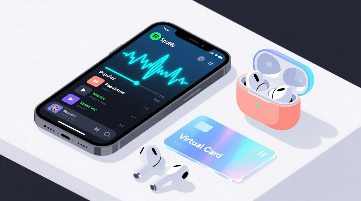 Виртуальные карты позволяют пользователям из России оплачивать подписку Spotify в 2025 году
