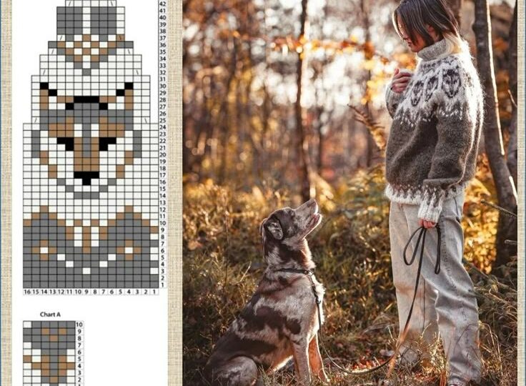 15 КРАСИВЫХ СХЕМ КОКЕТОК С ЖАККАРДОМ НА ОСЕНЬ И ЗИМУ!