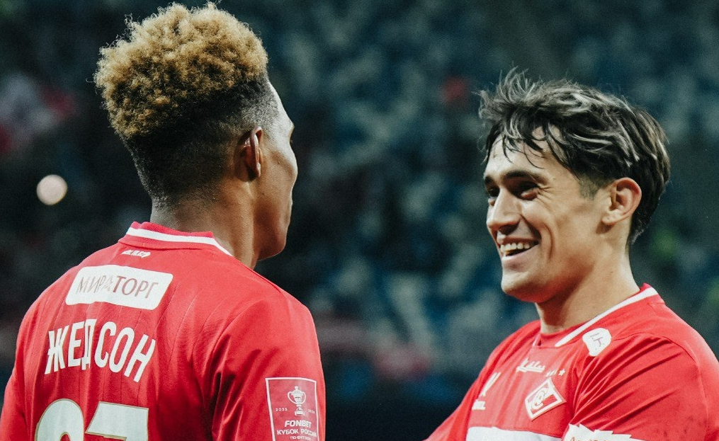 Жедсон Фернандеш и Пабло Солари в Нижнем были хороши. Фото: ФК "Спартак"