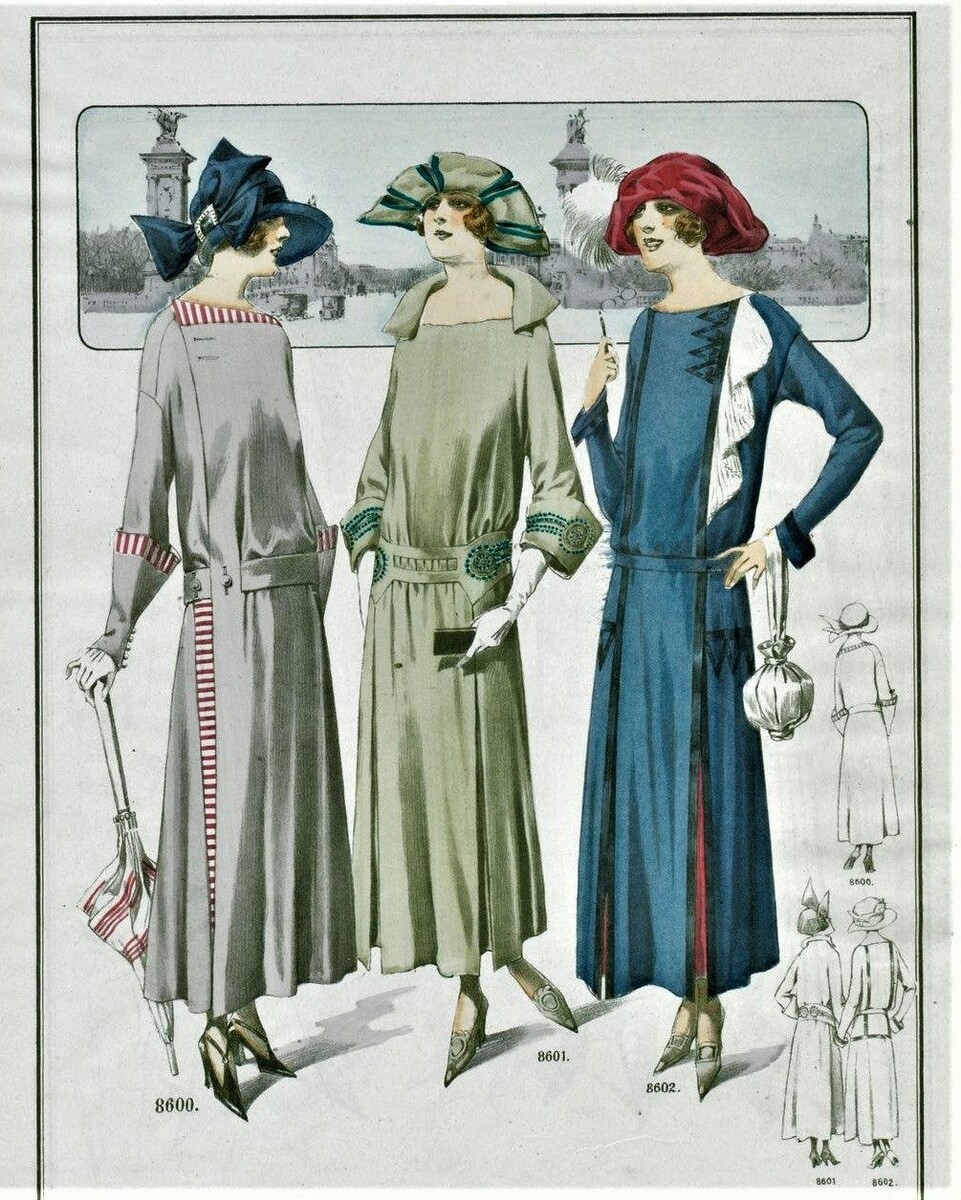 2. 1923 - Toilettes Parisiennes.