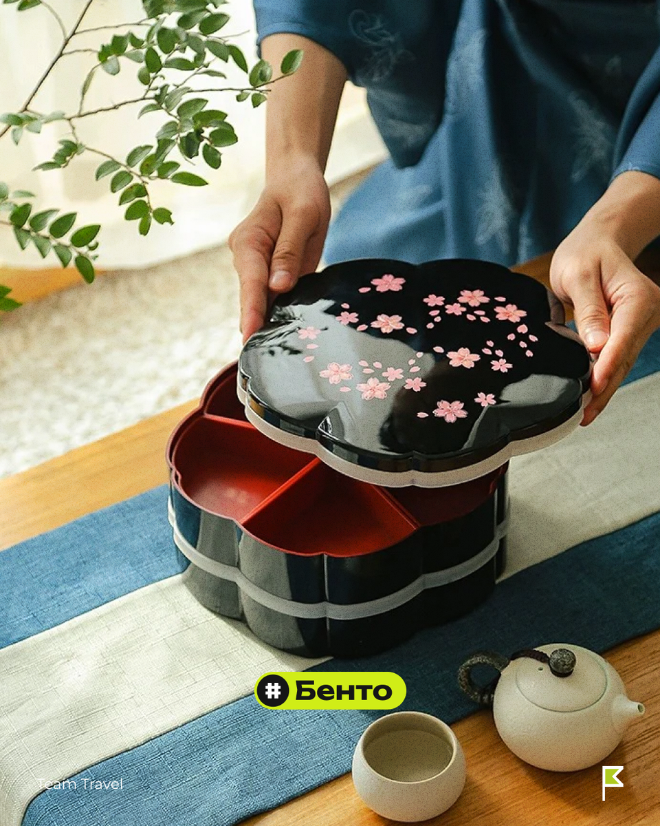 В такой шкатулке можно не толоько перевозить обед, но и хранить орешки или конфеты