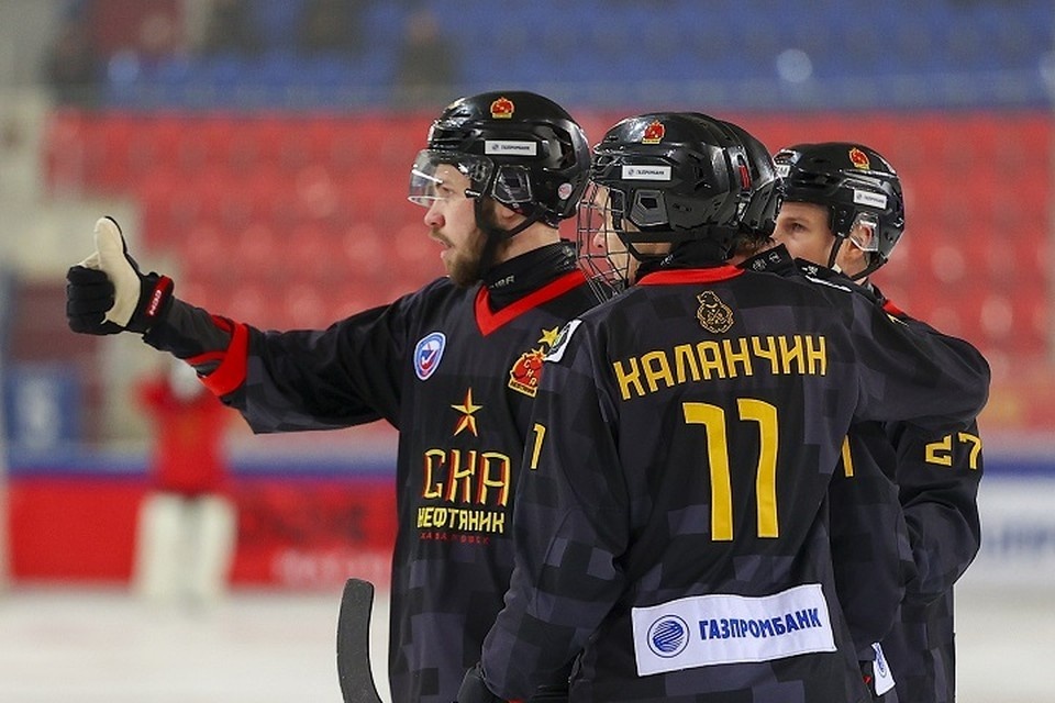    Армейцы идут дальше. Фото: ХК «СКА-Нефтяник»
