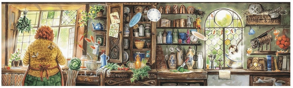 Кухня Уизли в разработке Ольги Башкировой