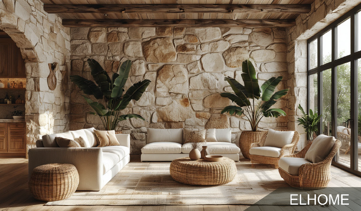 Осенние природные материалы создают особую атмосферу уюта и гармонии в интерьере.