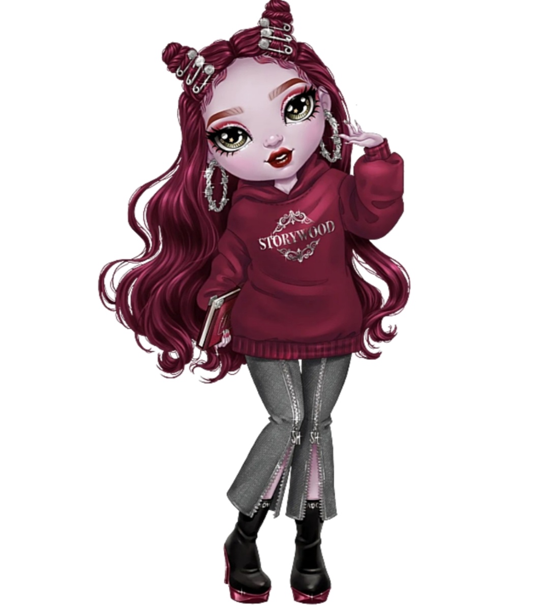 2D арт Скарлет Роуз