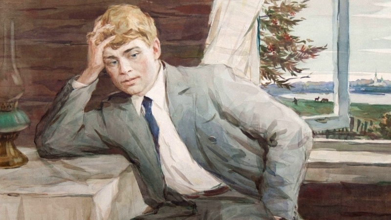 Сергей Есенин. Картина С.К. Фролова, 1967 г.