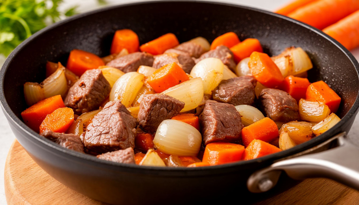    Морковку, мясо или лук? Что бросать на сковородку в первую очередь – забудьте стандартное "сначала лук", всё не так просто
