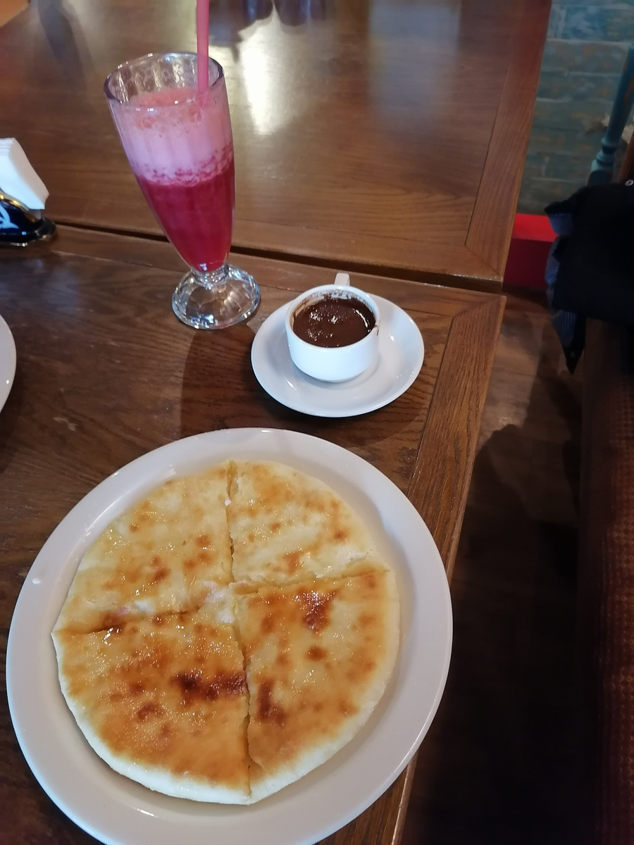 Осетинский пирог. Фото автора. 