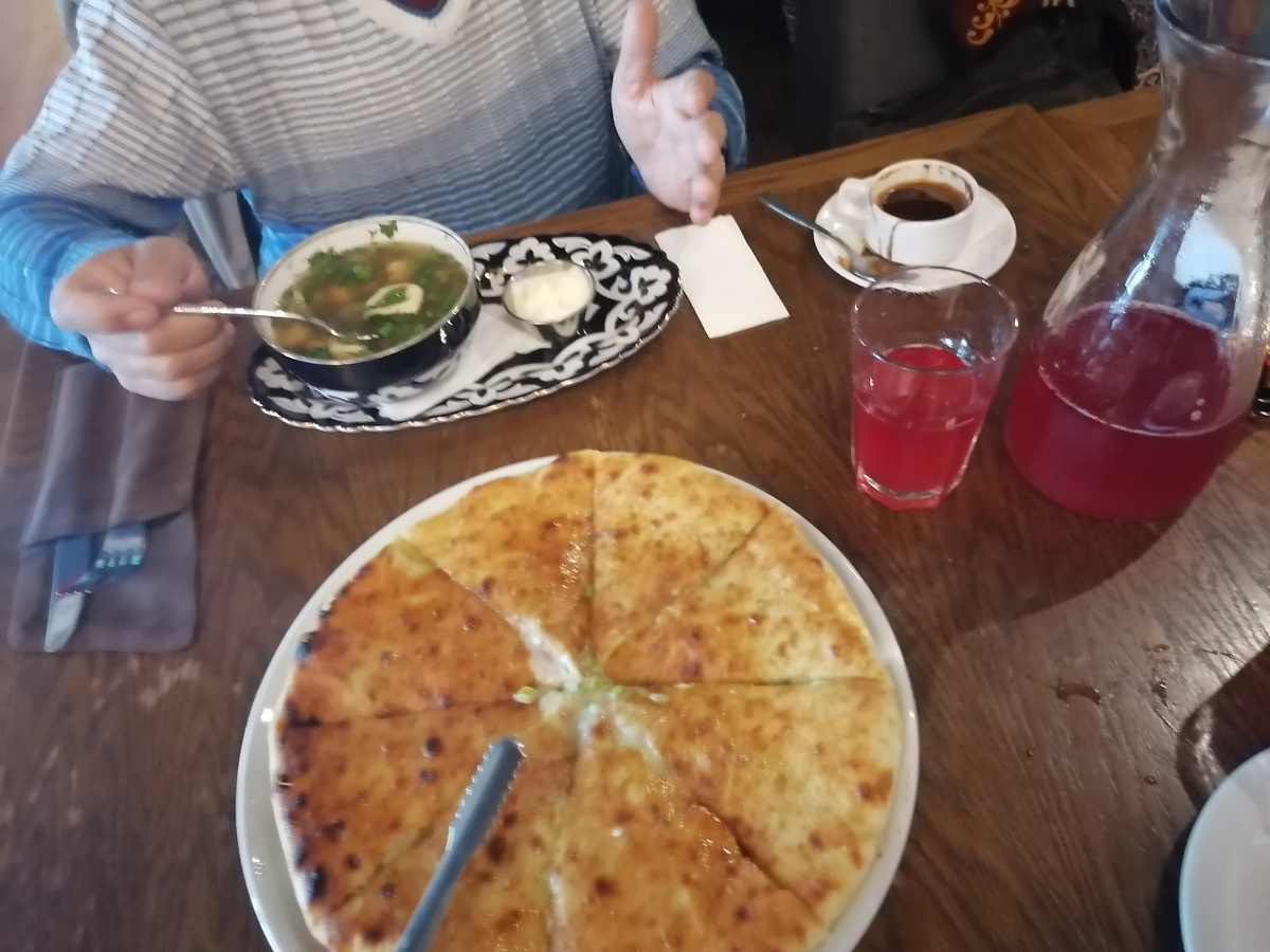 Осетинский пирог. Фото автора. 